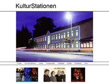 Tablet Screenshot of kulturstationen.dk